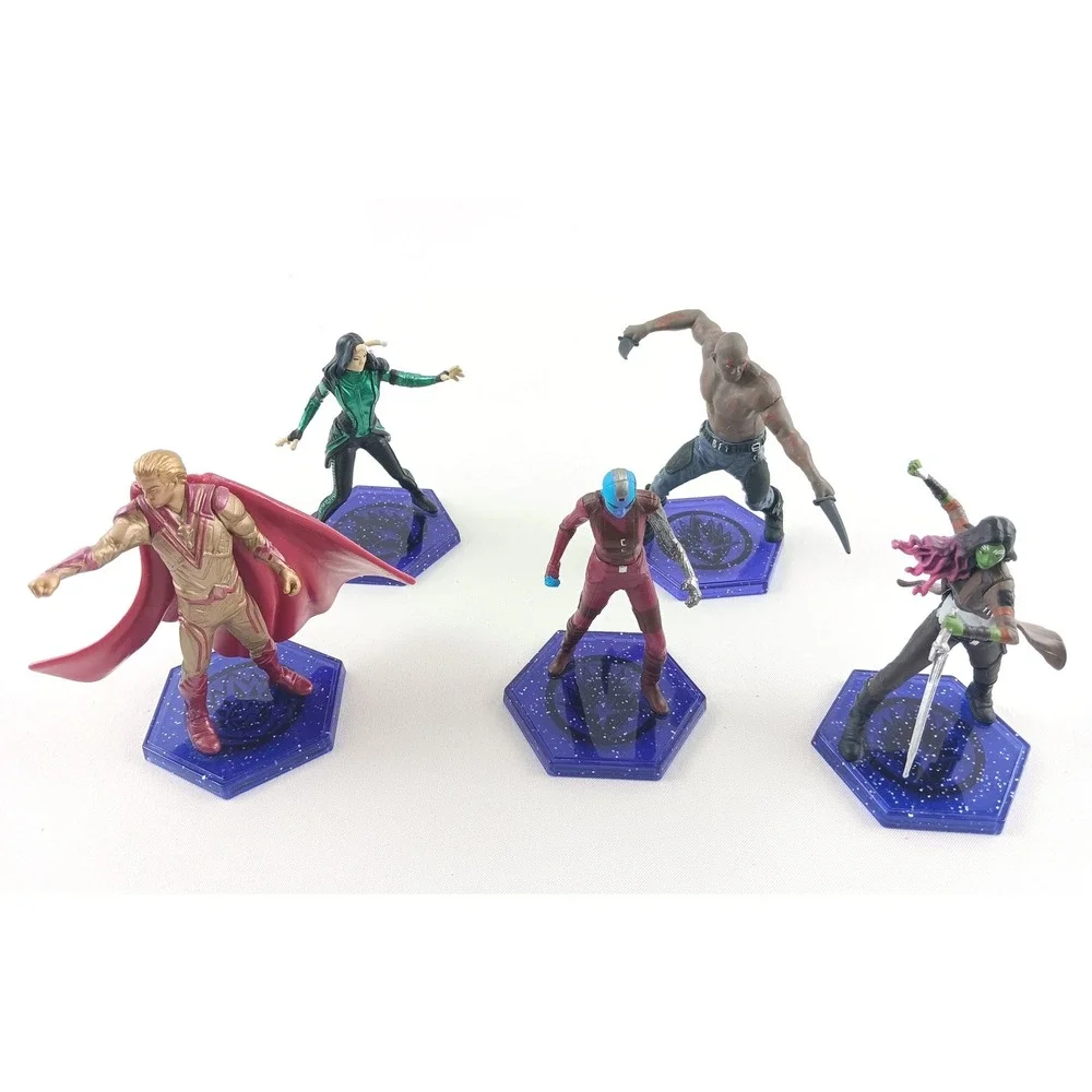Marvel‎ Guardians of the Galaxy Action Figures Set of 5 with Bases